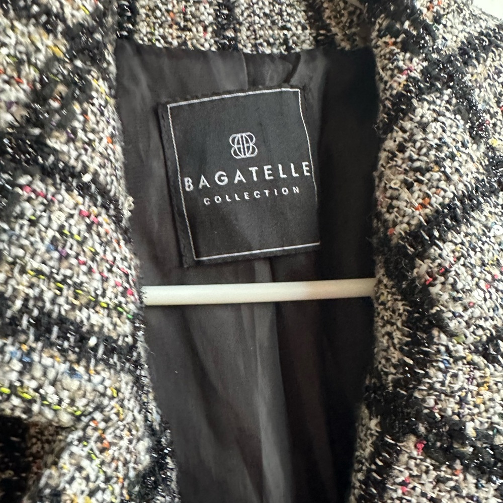 Bagatelle Black and White Plaid Blazer - Picture 2 of 5